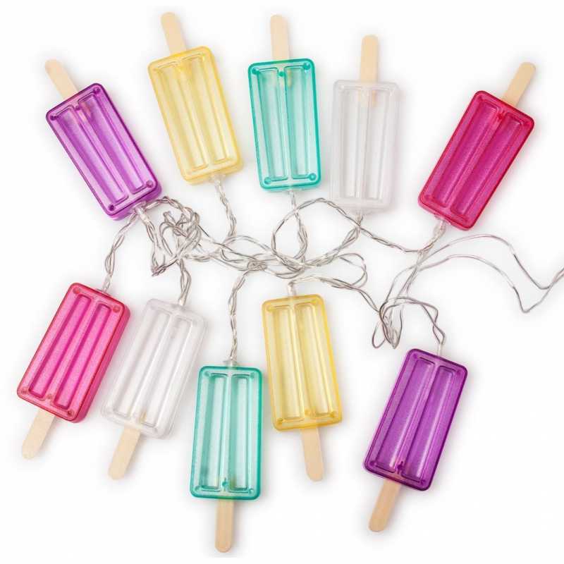 guirlande lumineuse glaces - 15€