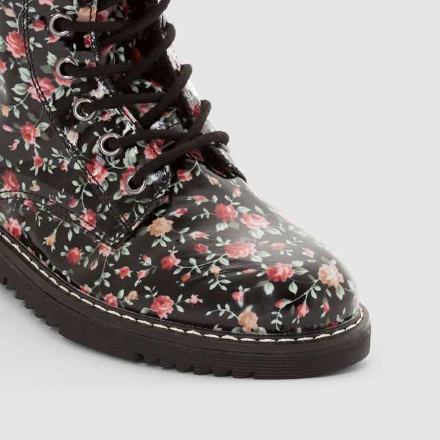 bottines fleuries 26 au 39