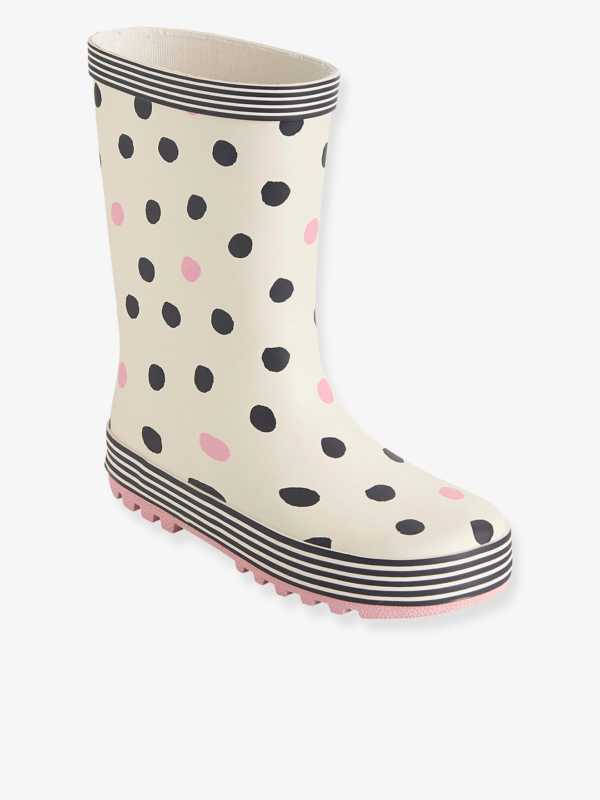 bottes de pluie a pois