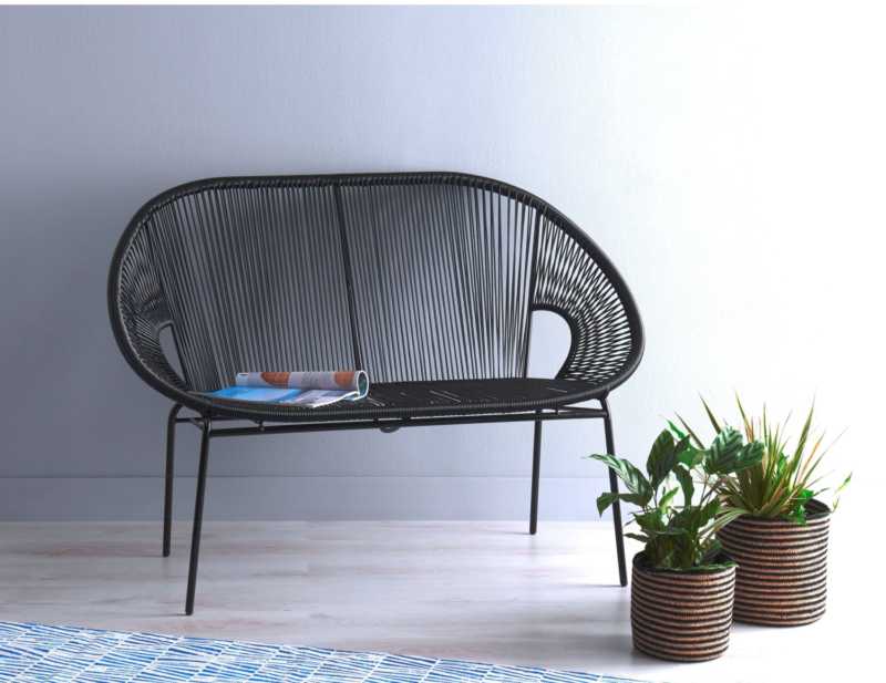 banquette en cordage