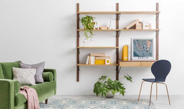 étagères modulable avec bureau