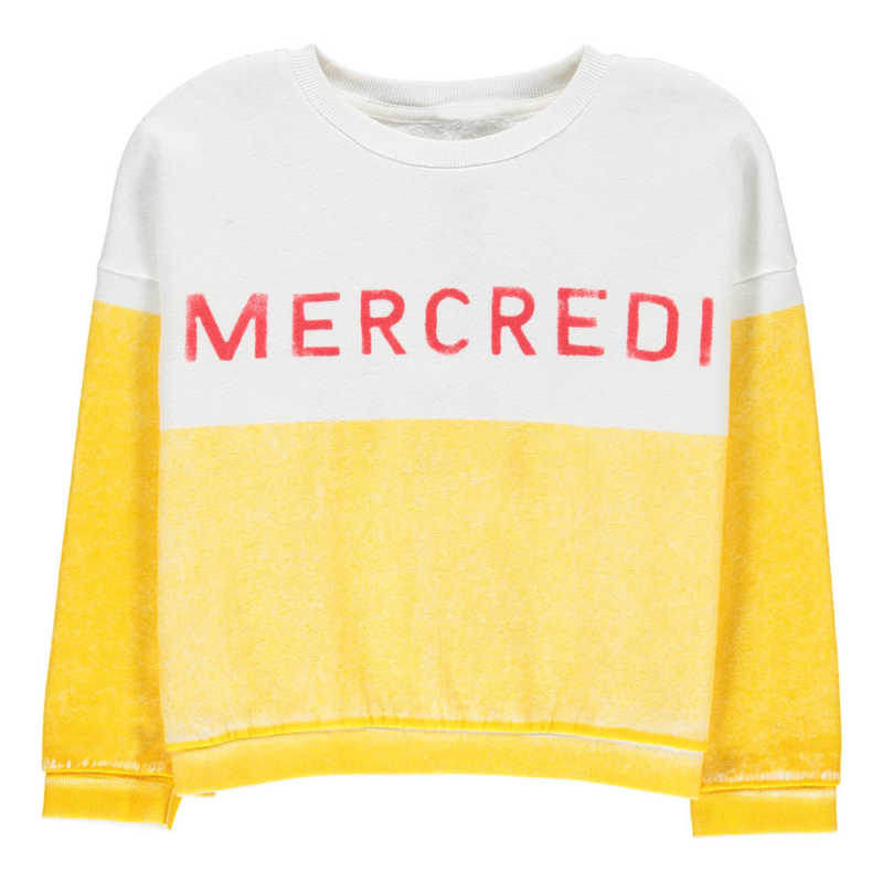 sweat mercredi coton bio