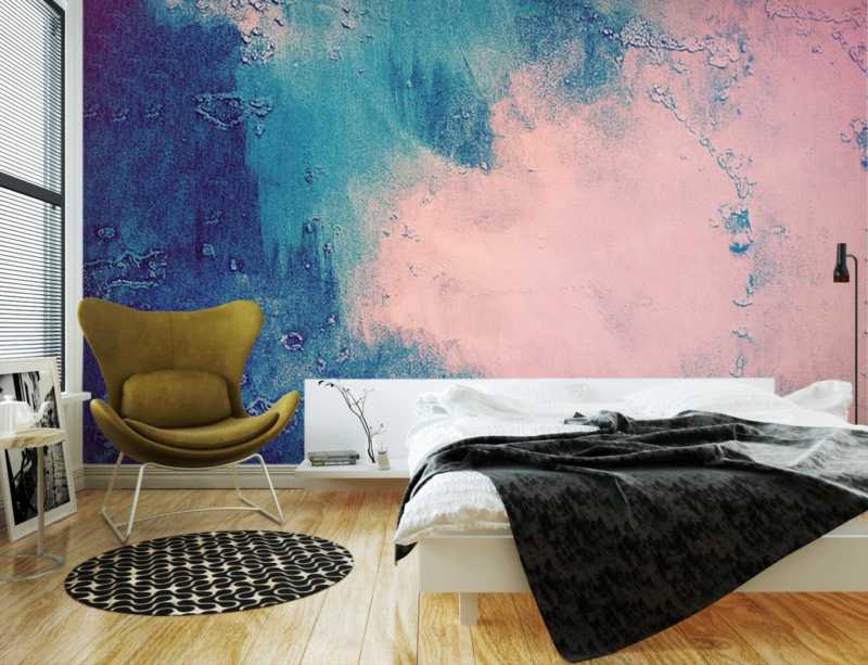 effet vieux mur repeint