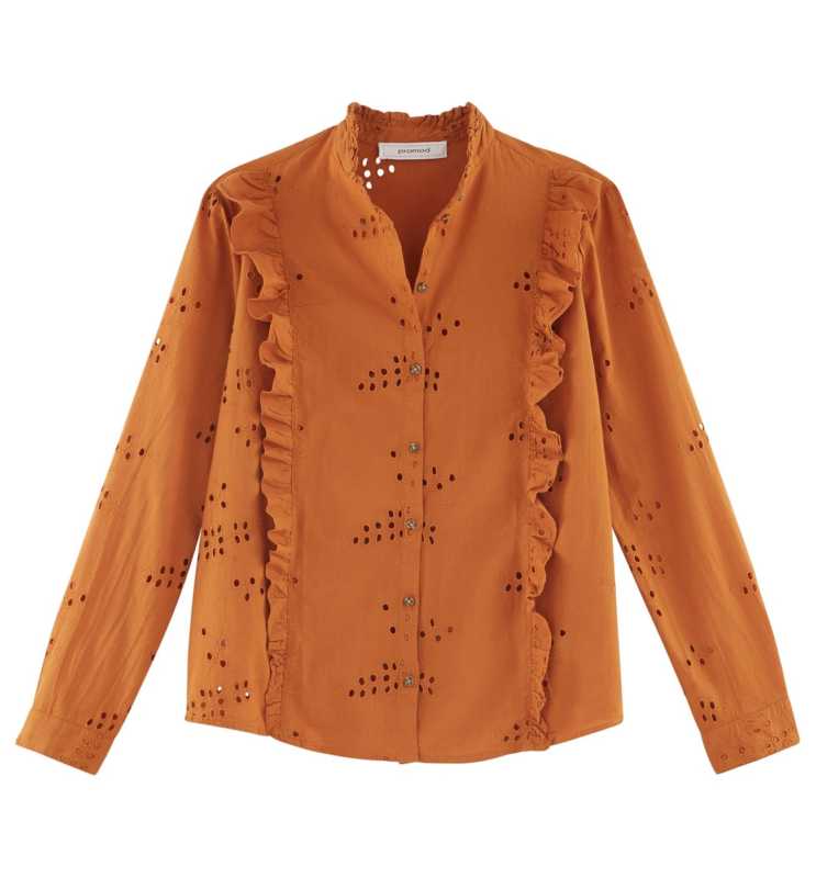 chemisier broderie anglaise