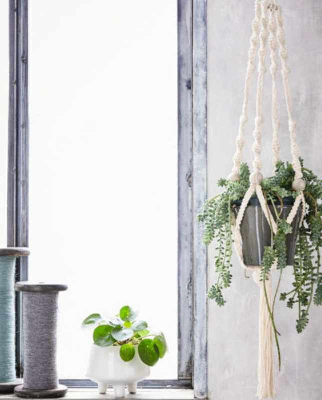 kit suspension macramé pour plante