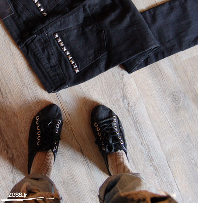jean clouté h&m jean clouté h&m