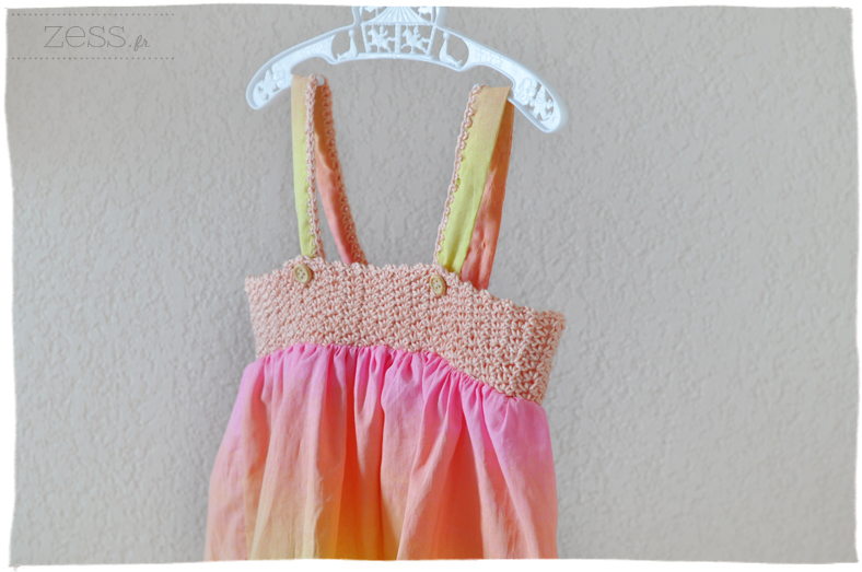 diy facile crochet robe couture top enfant tuto