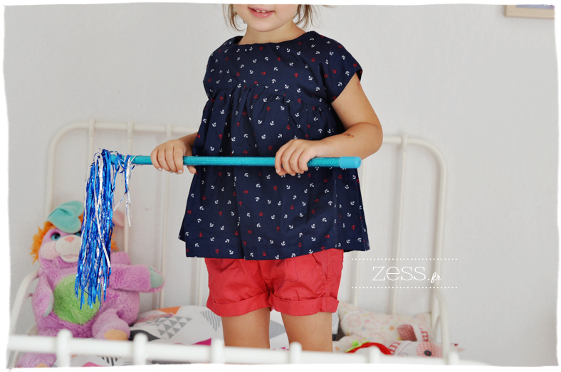 blouse diy couture enfant encre marine facile