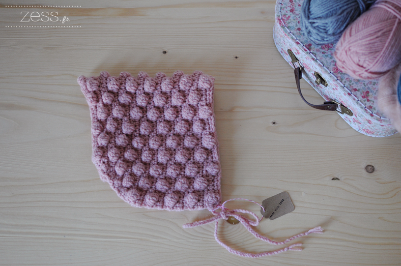béguin zess pompon crochet handmade