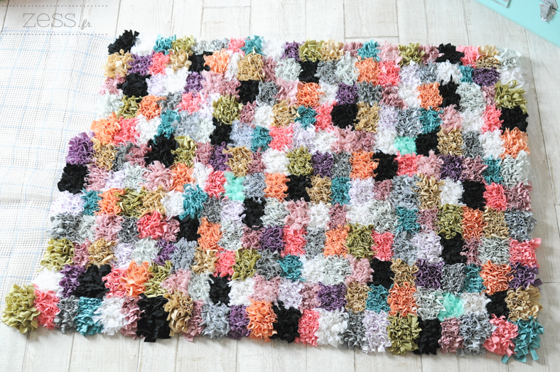 tuto tapis tissu handmade fait main