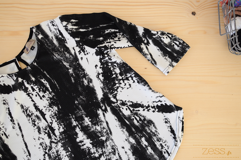 top tie and dye marble