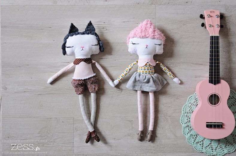poupée couture handmade dolls zess
