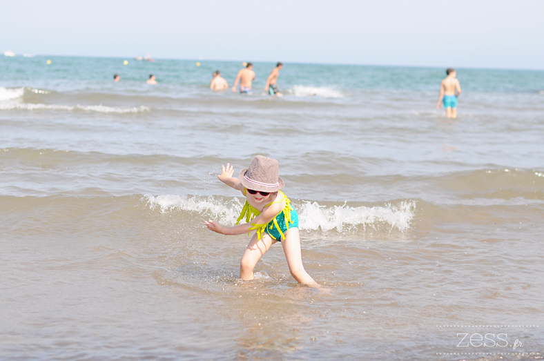 beach maillot franges enfant