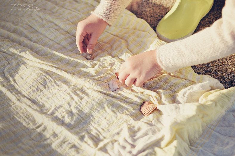 plage coquillage enfant