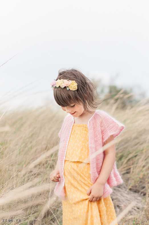 mini dressing au crochet pour enfants mohair