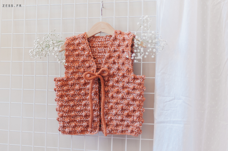 mini dressing au crochet pour enfants