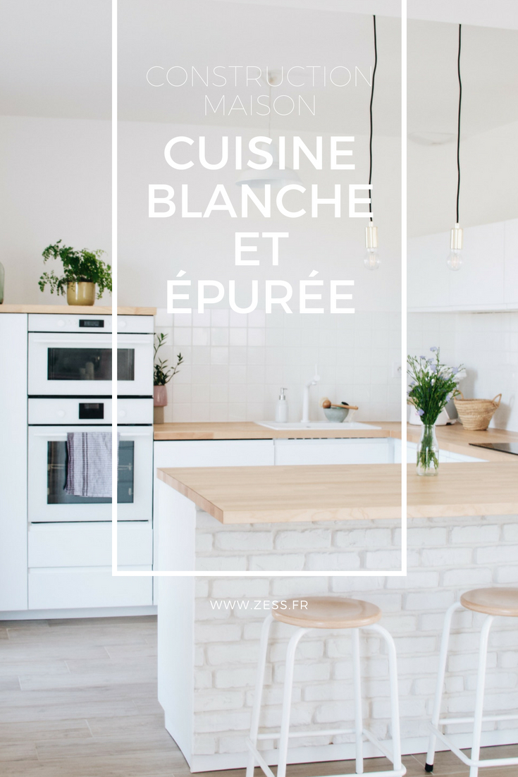 cuisine blanche et épurée