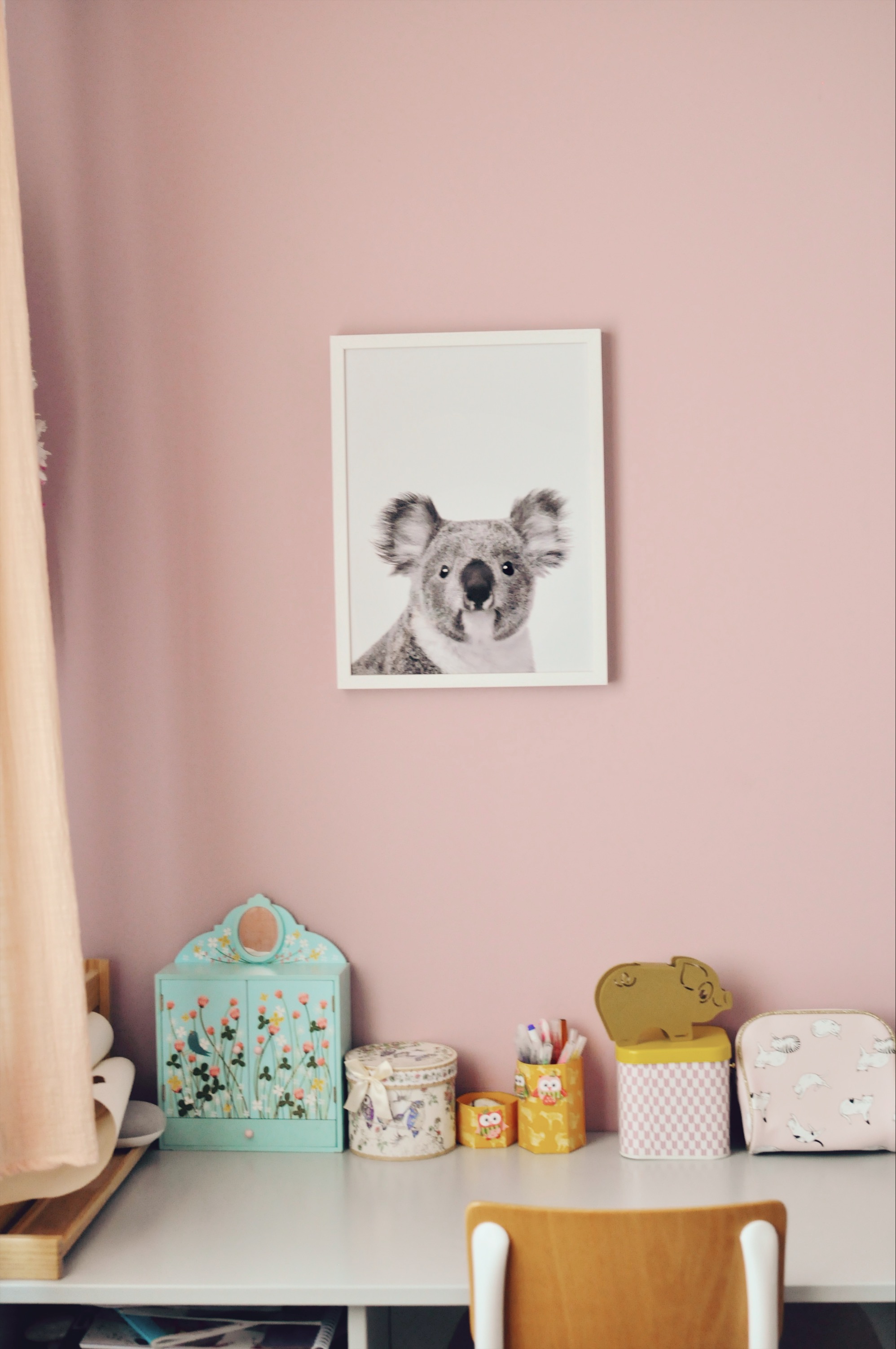 affiche koala chambre d'enfant