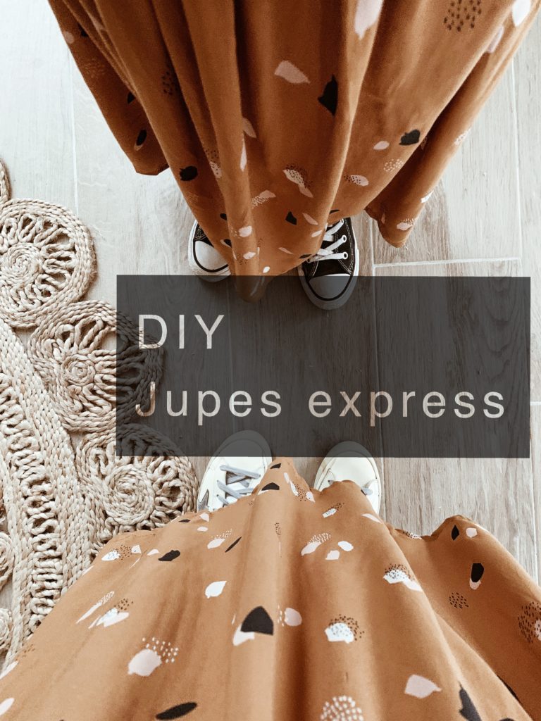 tuto diy jupe express