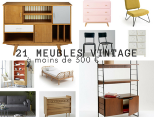 21 meubles vintage à moins de 300€