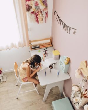 chambre fille bureau