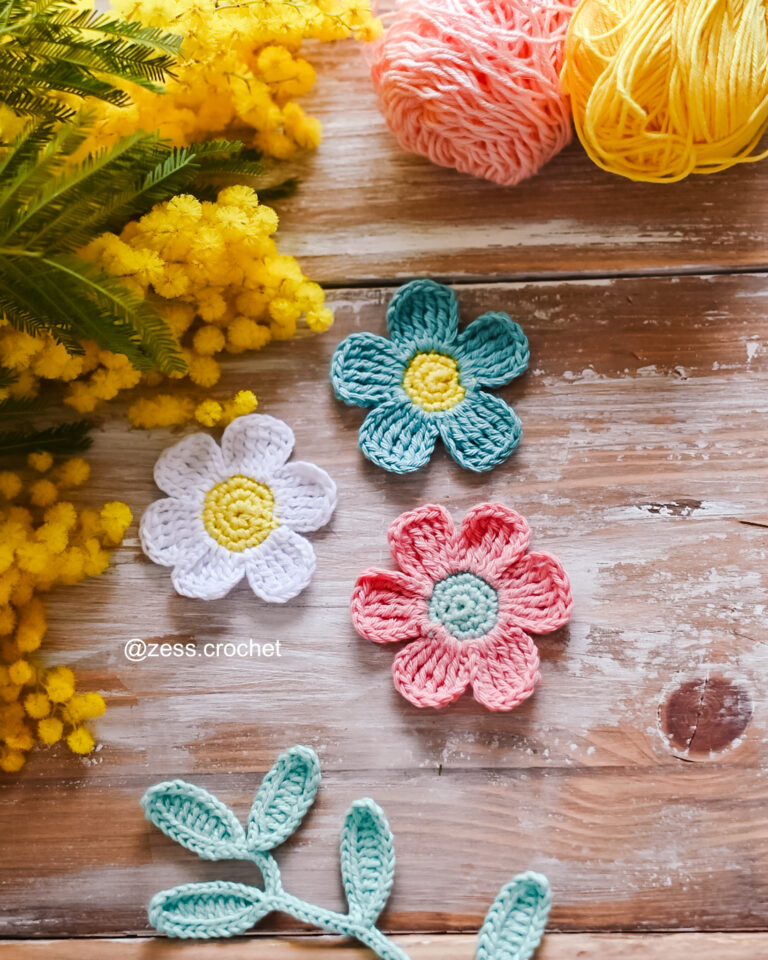 Tutoriel fleur crochet facile zess