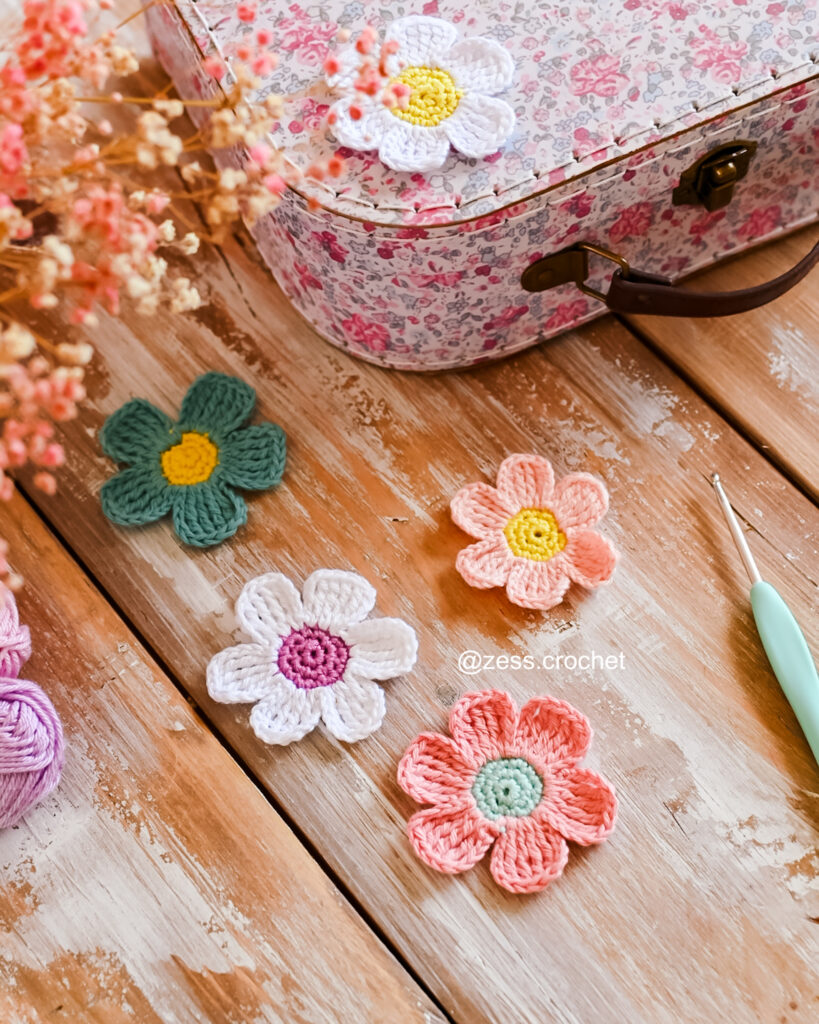 Tutoriel fleur crochet facile zess