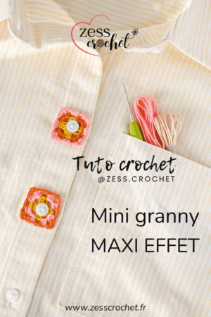 tuto crochet boutonnière granny